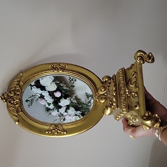 Vintage Gold  Mirror  🥰🥰 - Picture 1 of 17